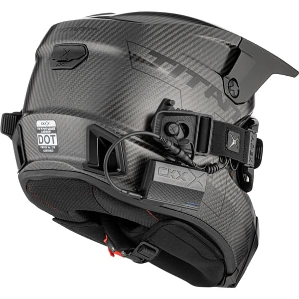 CKX Titan AMS Pro hjelm matt karbon med fotokromatiske oppvarmede briller