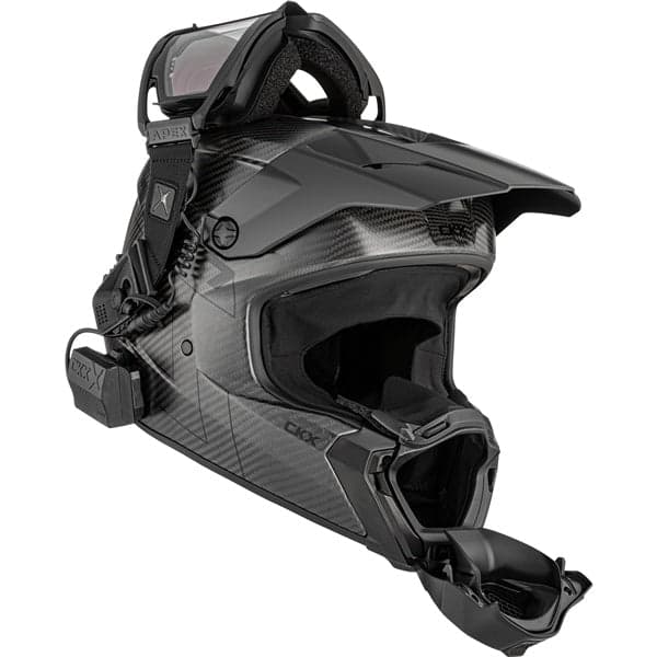 CKX Titan AMS Pro hjelm matt karbon med fotokromatiske oppvarmede briller