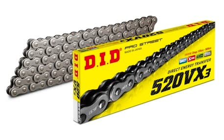 D.I.D 520VX3 Chain+Connecting link (FJ)