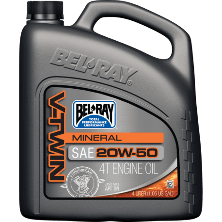Bel-Ray V-Twin Mineral 20W-50 4L