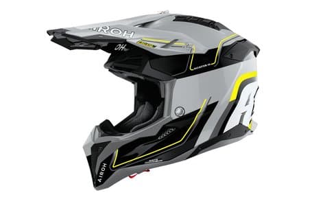 Airoh Aviator 3 Leader hjelm gul blank
