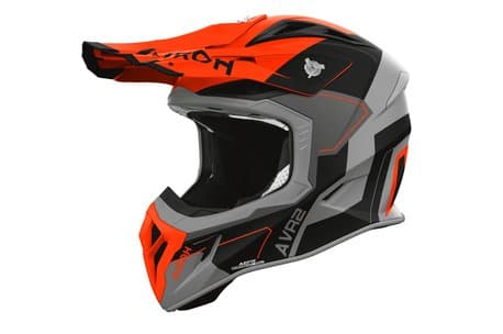 Airoh Aviator Ace 2 Shield hjelm oransje matt