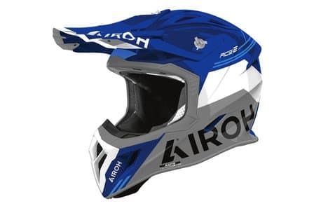 Airoh Aviator Ace 2 Fury hjelm blå blank