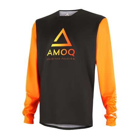 AMOQ Ascent Comp crosstrøye Svart/Oransje