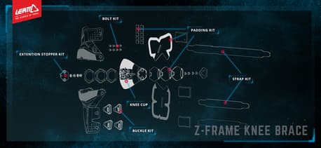 Leatt Buckle kit Z-Fronte pair