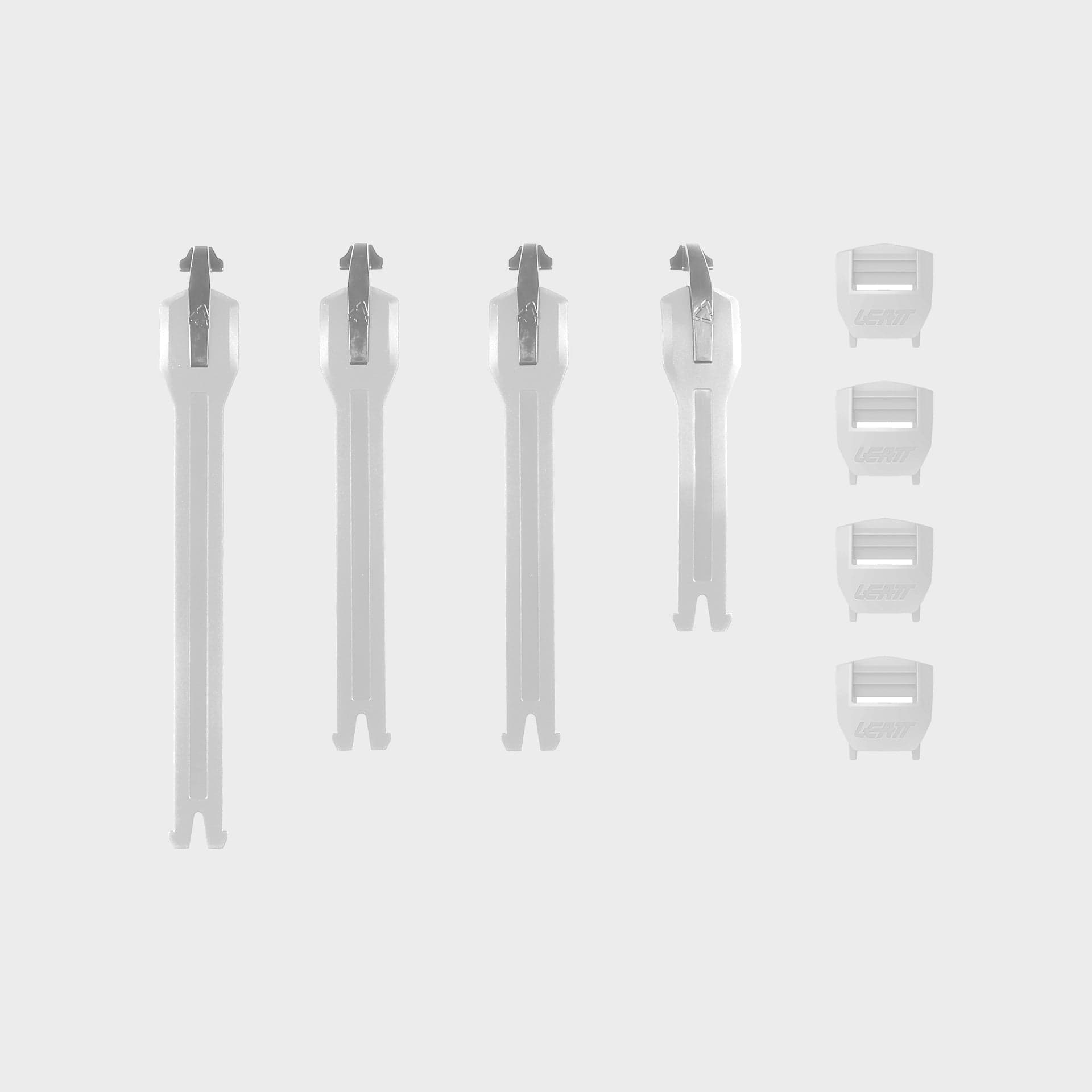 Leatt Strap kit 6.5 White 4-pcs