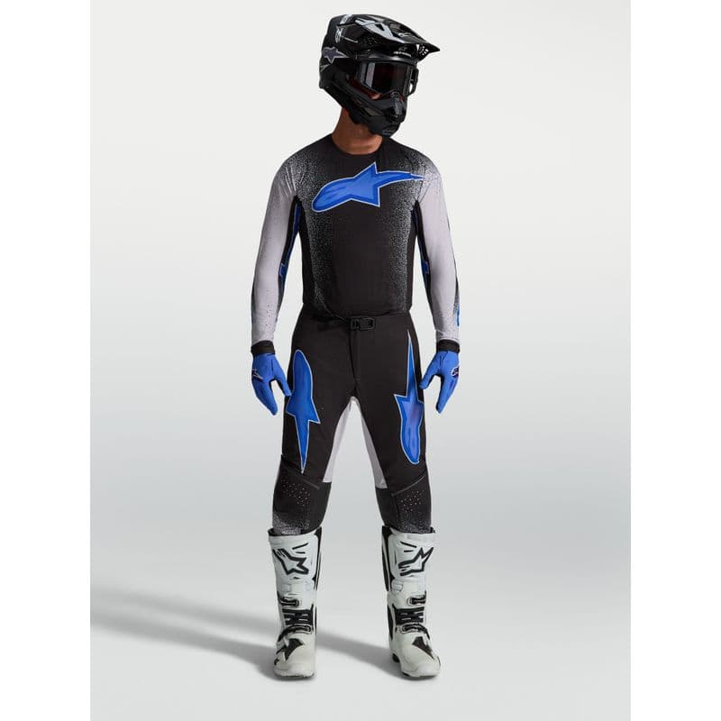 Alpinestars Supertech Hiten AFD crossbukse Sort/Lilla/Blå - bilde 4