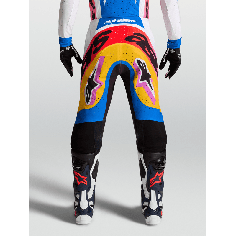 Alpinestars Supertech Dyna crossbukse Hvit/Blå/Sort/Lilla - bilde 3