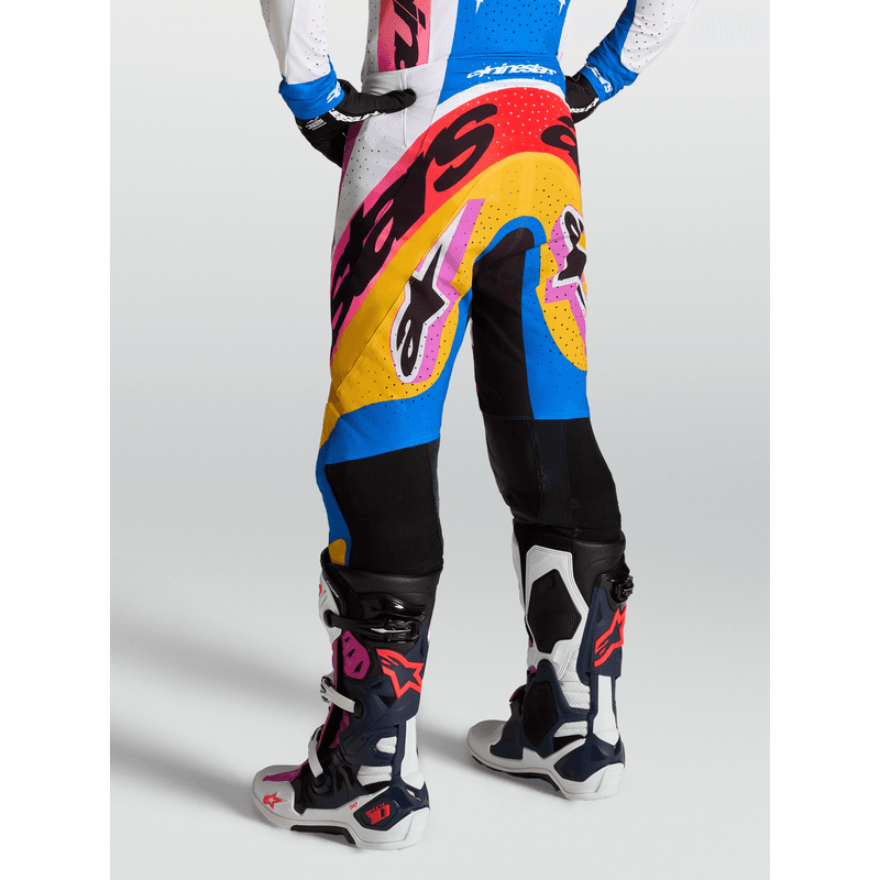 Alpinestars Supertech Dyna crossbukse Hvit/Blå/Sort/Lilla - bilde 4