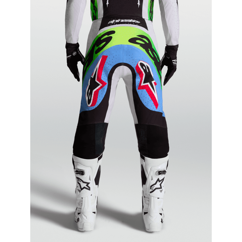 Alpinestars Supertech Dyna crossbukse Grønn Neon/Sort - bilde 3