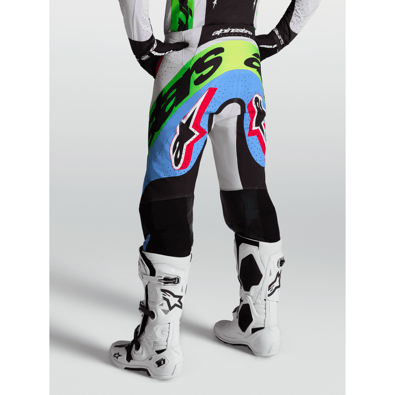 Alpinestars Supertech Dyna crossbukse Grønn Neon/Sort - bilde 4