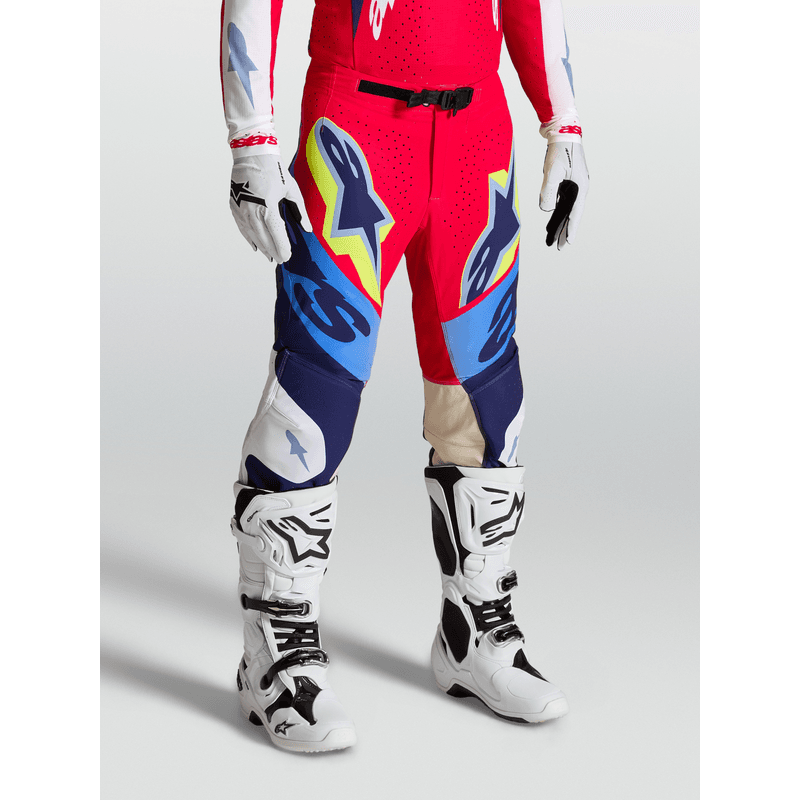 Alpinestars Supertech Dyna crossbukse Rød/Hvit/Blå - bilde 2
