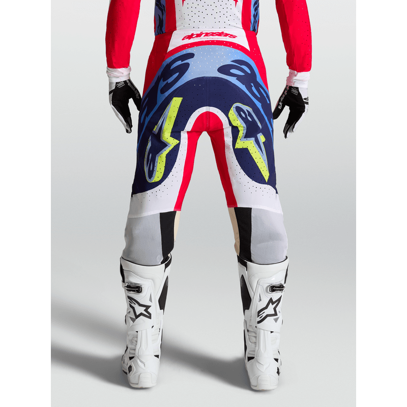 Alpinestars Supertech Dyna crossbukse Rød/Hvit/Blå - bilde 3
