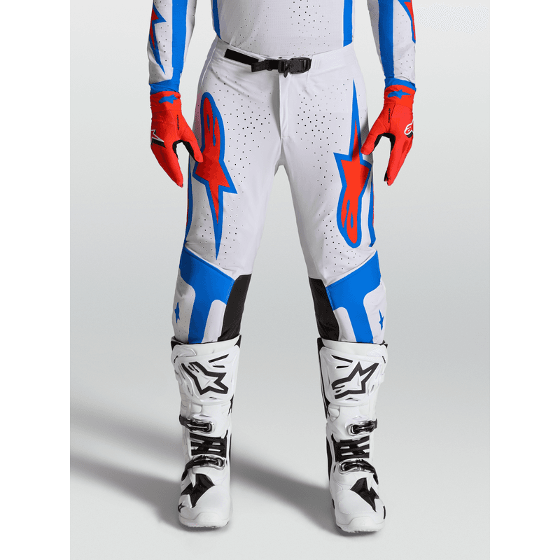 Alpinestars Supertech Vesta crossbukse Lilla/Rød - bilde 1