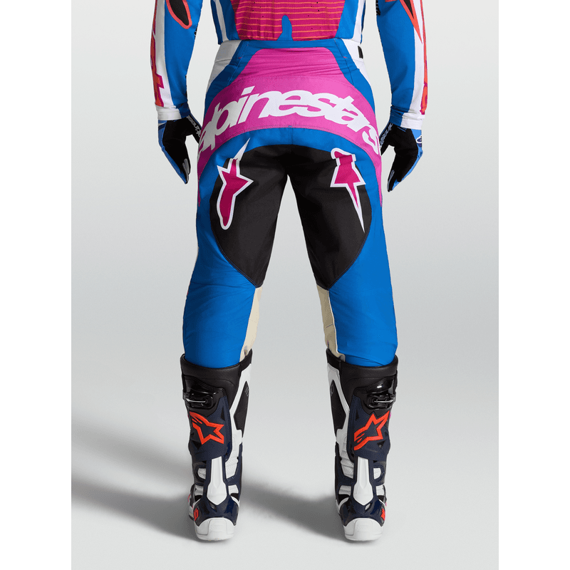 Alpinestars Techstar Maven crossbukse Hvit/Korall/Blå - bilde 3