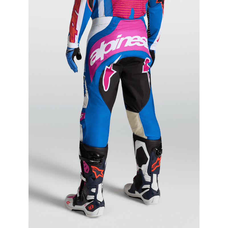 Alpinestars Techstar Maven crossbukse Hvit/Korall/Blå - bilde 4