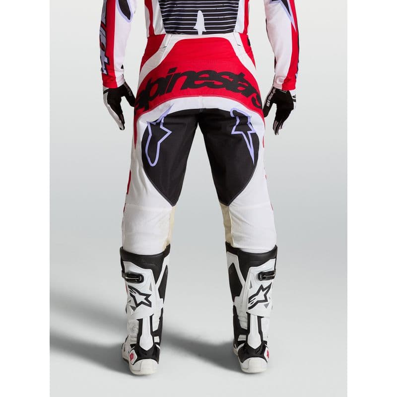 Alpinestars Techstar Maven crossbukse Rød/Hvit/Lavendel/Sort - bilde 3