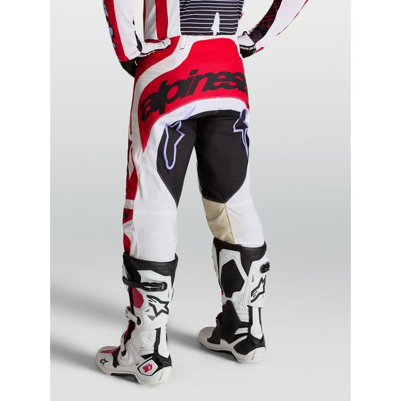 Alpinestars Techstar Maven crossbukse Rød/Hvit/Lavendel/Sort - bilde 4