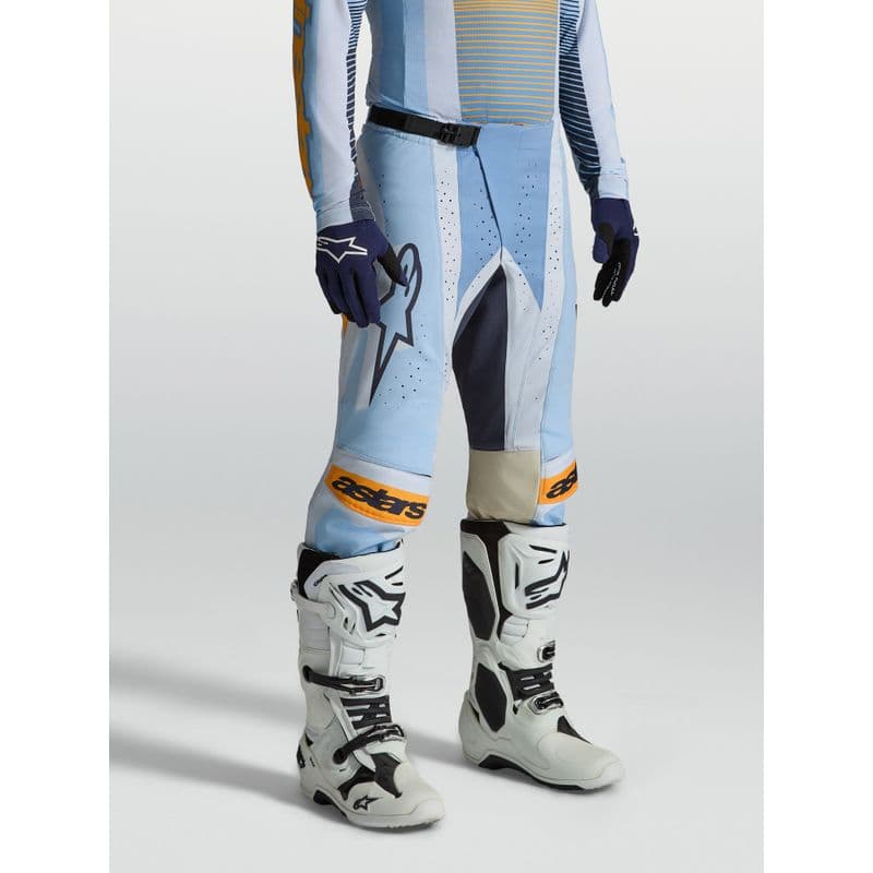 Alpinestars Techstar Maven crossbukse Blå/Tangerine/Sort - bilde 2