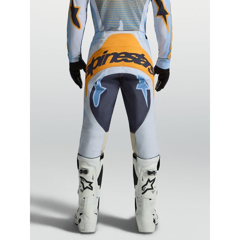 Alpinestars Techstar Maven crossbukse Blå/Tangerine/Sort - bilde 3