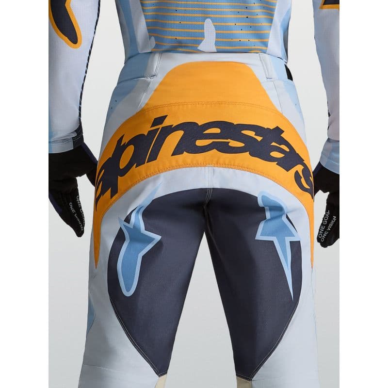 Alpinestars Techstar Maven crossbukse Blå/Tangerine/Sort - bilde 4