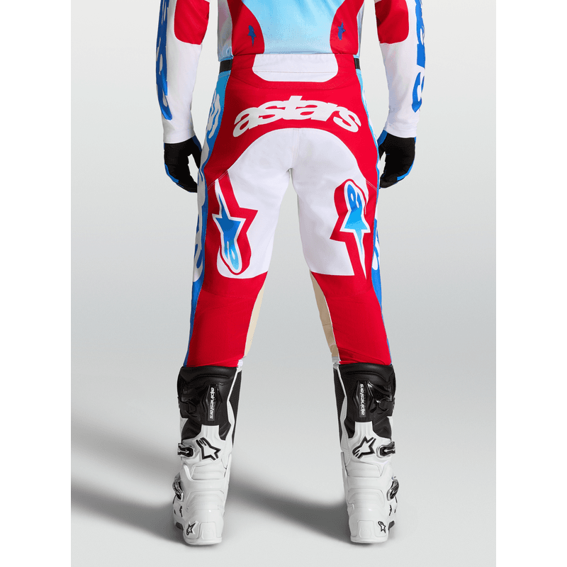 Alpinestars Racer Hunt crossbukse Hvit/Rød/Blå - bilde 3