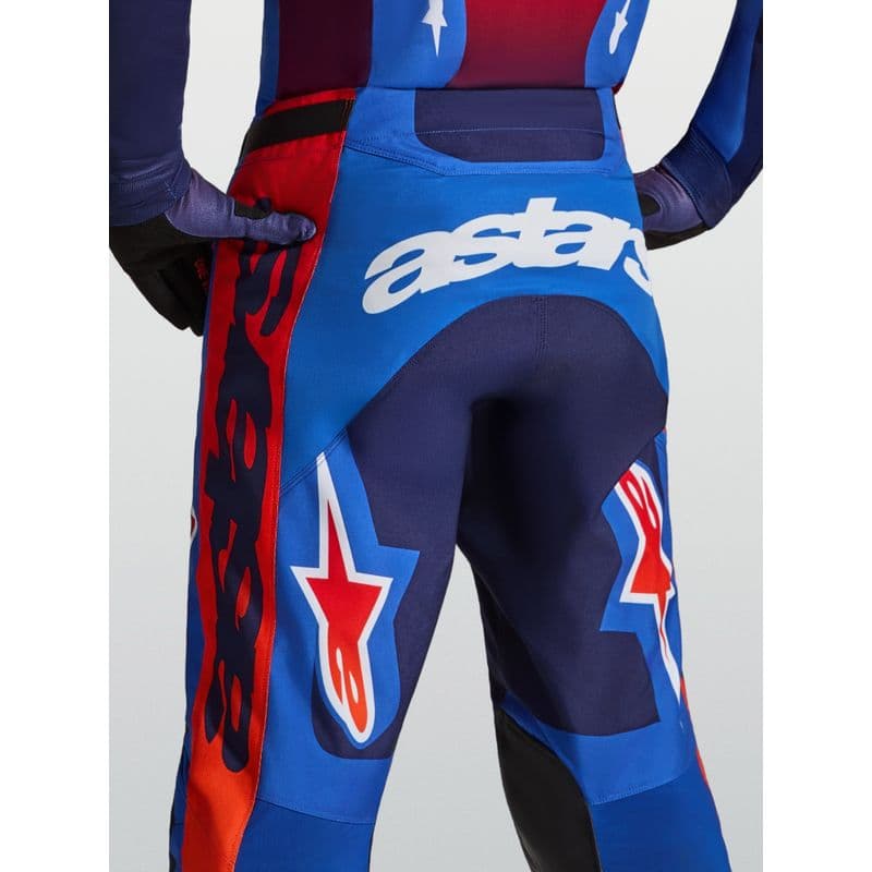 Alpinestars Racer Hunt crossbukse Blå/Mørk Blå/Rød - bilde 4