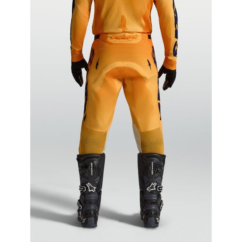 Alpinestars Racer Amber crossbukse Oransje/Gull/Mørk Blå - bilde 3