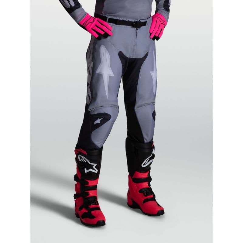 Alpinestars Racer Amber crossbukse Grå/Lilla - bilde 2
