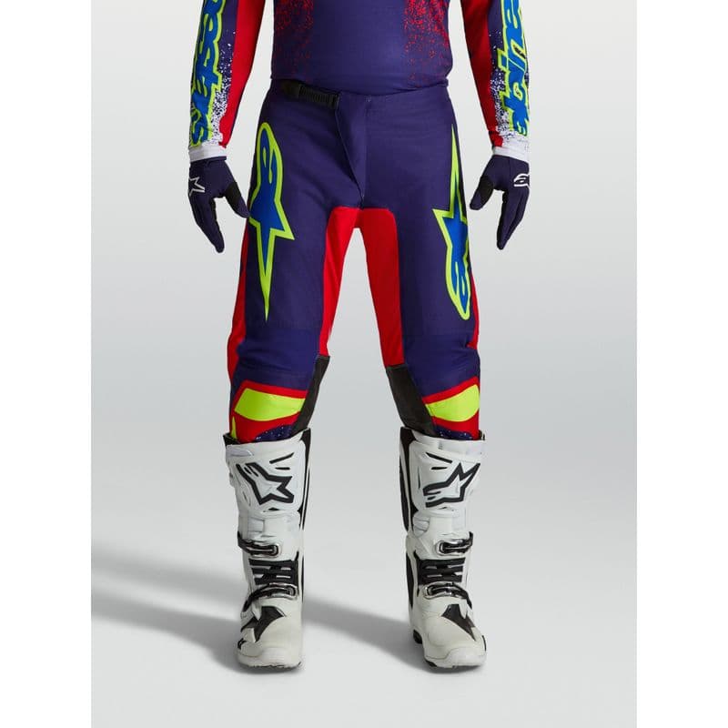 Alpinestars Fluid Drag crossbukse Blå/Rød/Hvit - bilde 1