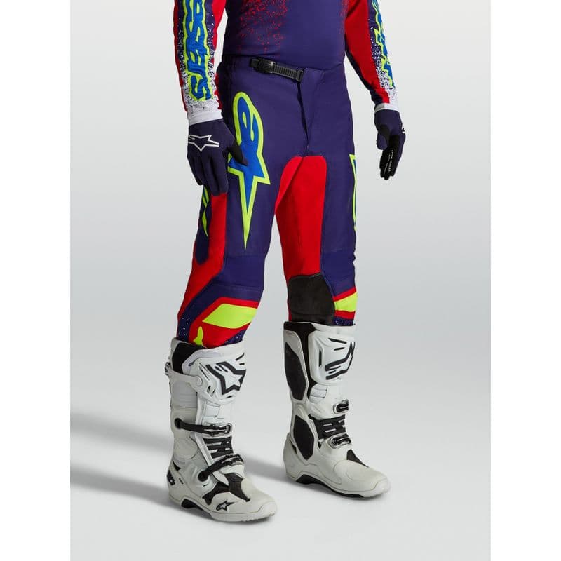 Alpinestars Fluid Drag crossbukse Blå/Rød/Hvit - bilde 2