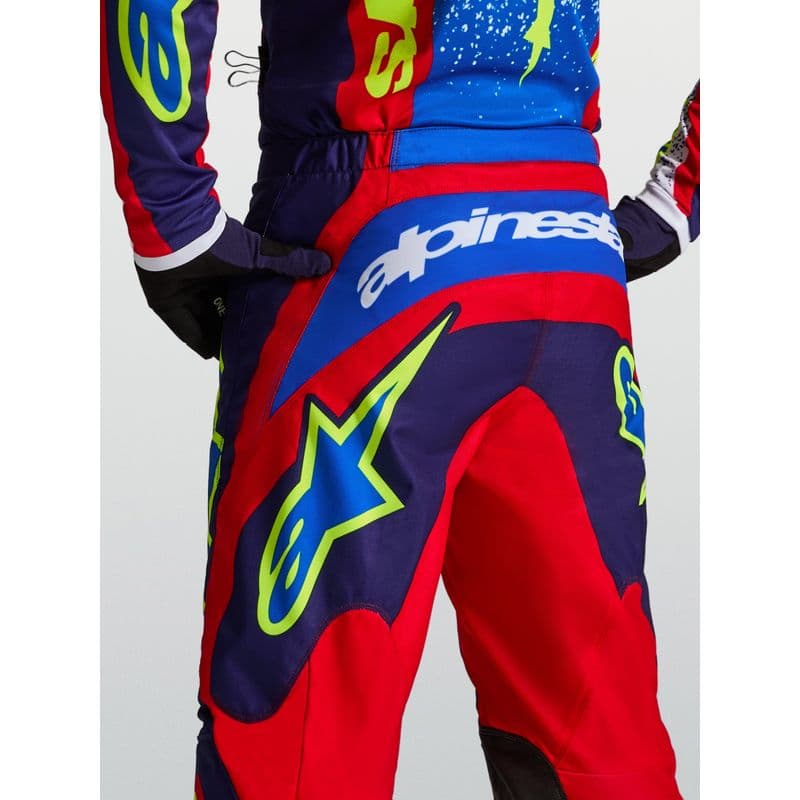Alpinestars Fluid Drag crossbukse Blå/Rød/Hvit - bilde 4
