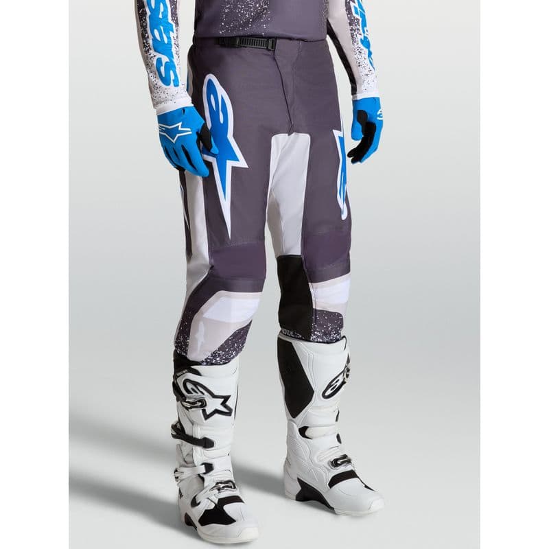 Alpinestars Fluid Drag crossbukse Grå/Lilla/UCLA-blå - bilde 2