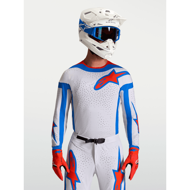 Alpinestars Supertech Vesta crosstrøye Lilla/Rød - bilde 1