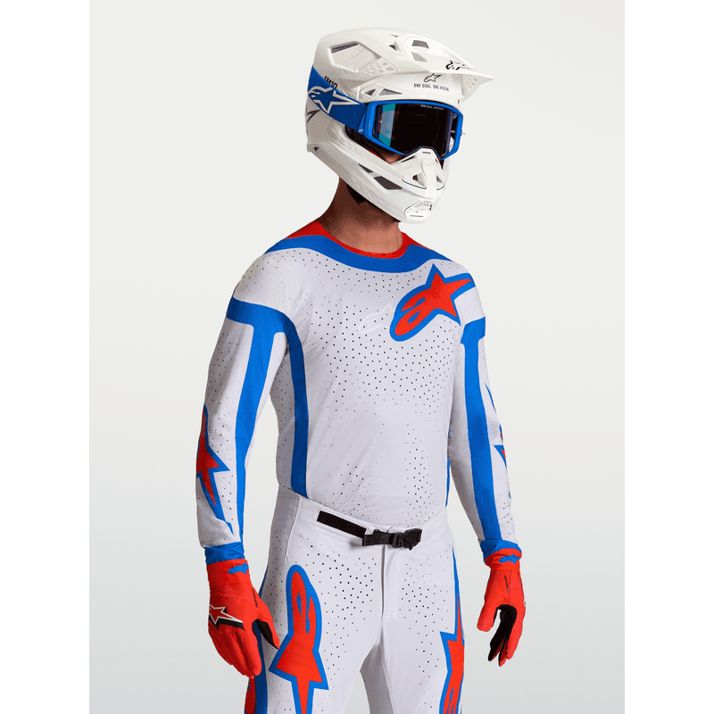 Alpinestars Supertech Vesta crosstrøye Lilla/Rød - bilde 2