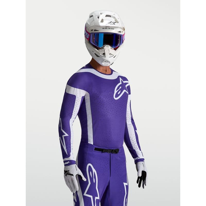 Alpinestars Supertech Vesta crosstrøye Blå/Hvit - bilde 2