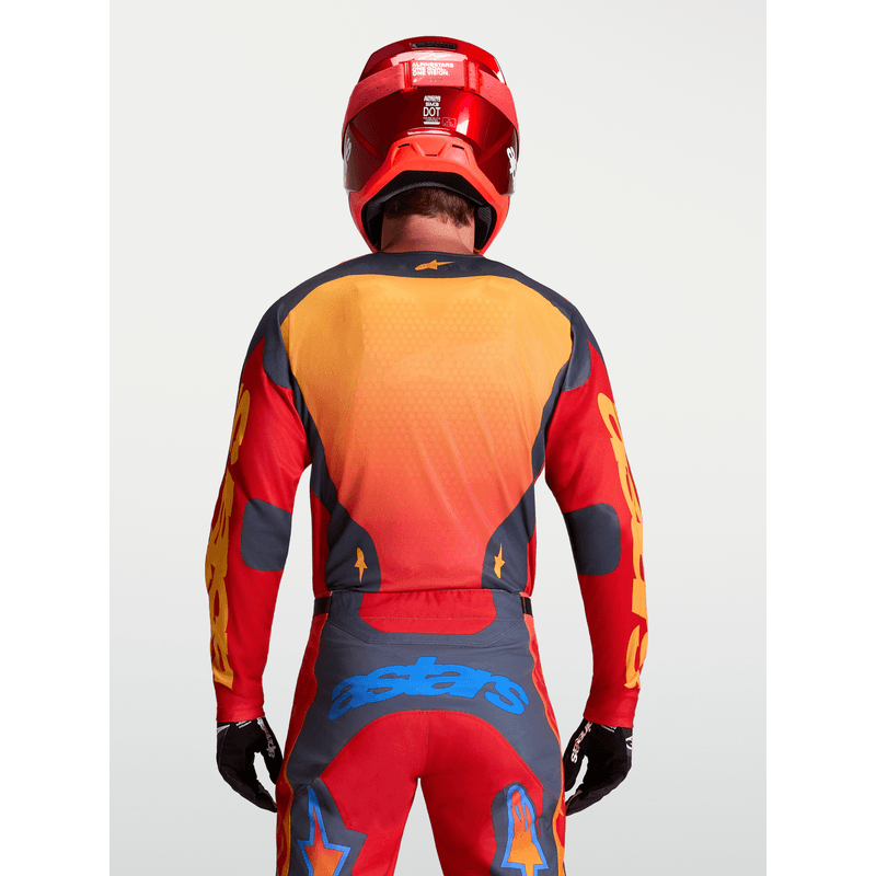 Alpinestars Racer Hunt crosstrøye Rød/Grå/Korall - bilde 3