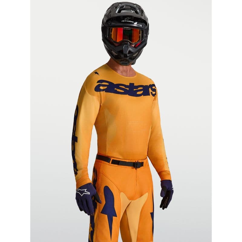 Alpinestars Racer Amber crosstrøye Oransje/Gull/Blå - bilde 2