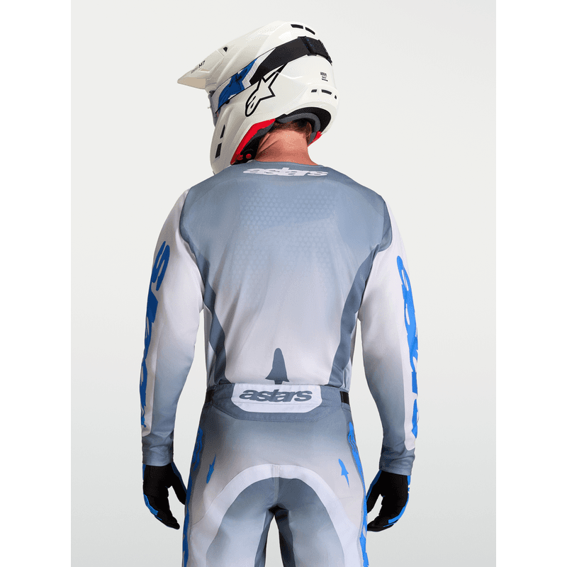 Alpinestars Racer Amber crosstrøye Grå/Lilla/UCLA-blå - bilde 4