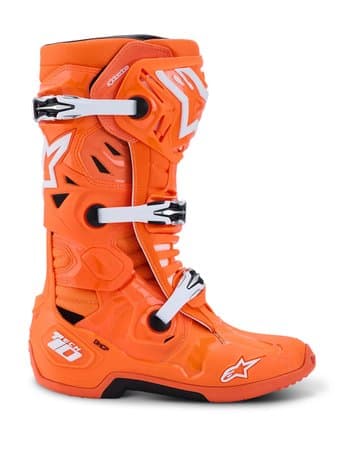 Alpinestars Boot Vented Tech 10 Fluo Orange/White, 42