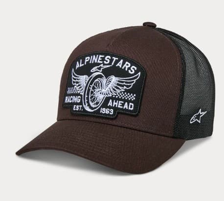 Alpinestars Hat Heritage Patch Trucker Snapback Brown/Black One Size