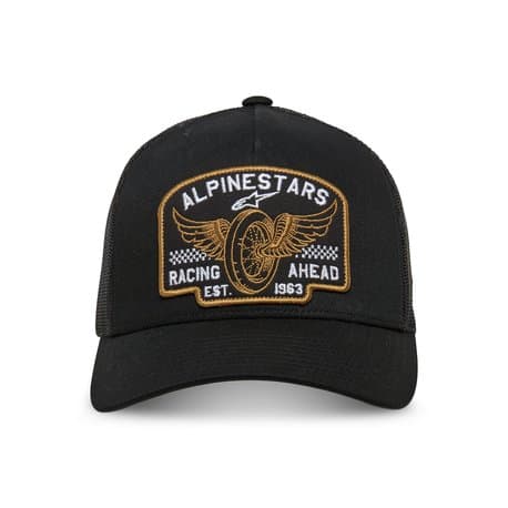 Alpinestars Heritage Patch Trucker Hat Black/Black OS