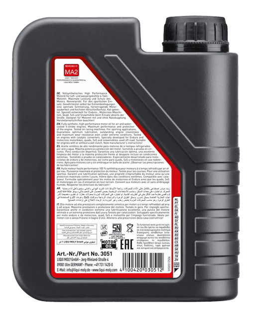 Liqui Moly Motorbike 4T Synth 10W-50 Offroad Race