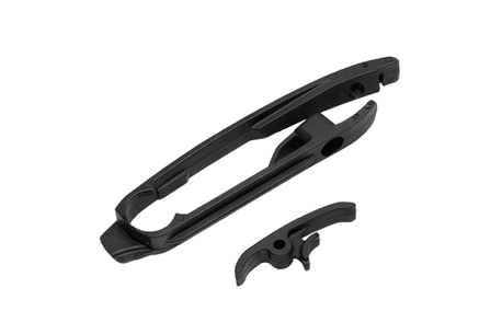 UFO Swingarm chain slider GasGas MC125-450 + EC250-350 2021-23 Black 001