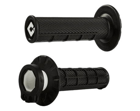 ODI Half-Waffle MX Lock-On Grip Set Black