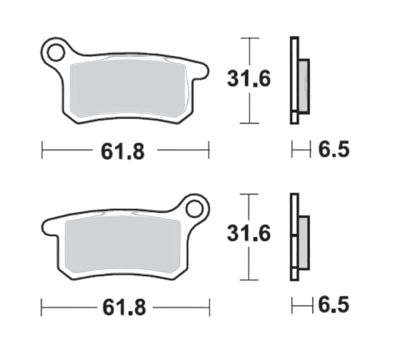Moto-Master Brakepads KTM 65 '02-22