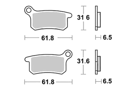 Sbs Brakepads Sintered Offroad