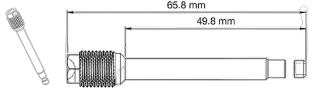 Sbs Brake pin rear Ho/Su