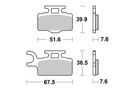 Sbs Brakepads Racing Sintered