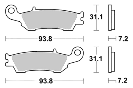 Sbs Brakepads Sintered Offroad